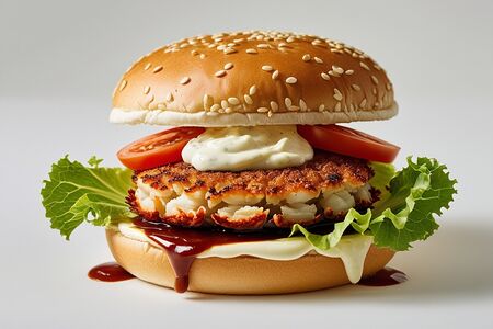 Краб бургер