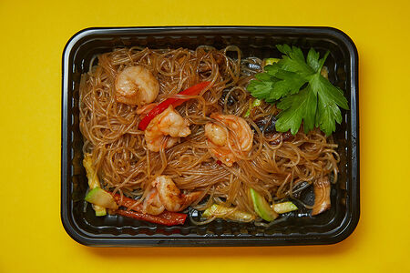 Фунчоза с креветкой