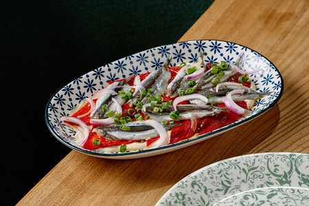 Запеченый перец рамиро с хамсой