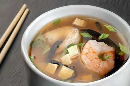 Мисо-суп с креветками