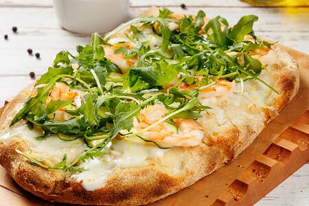 Цукини и креветки