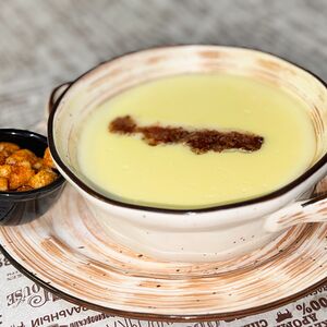 Крем-суп сырный с беконом