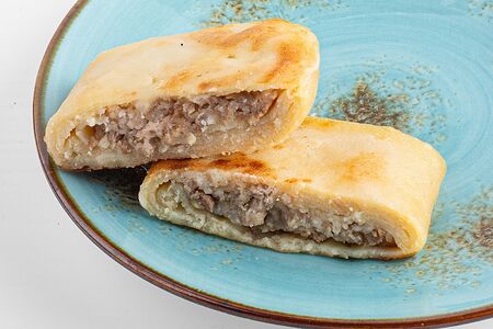 Блин с мясом и рисом