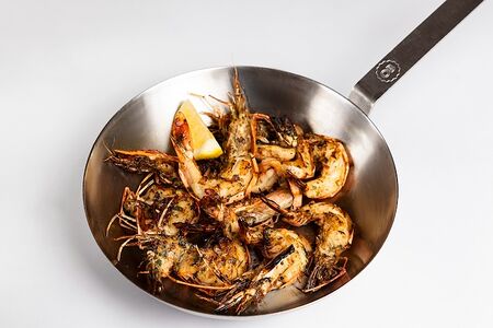 Креветки Квин в соусе чимичури