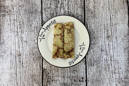 Блинчики с малосоленой семгой