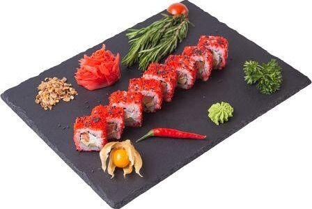 Ролл Калифорния с лососем