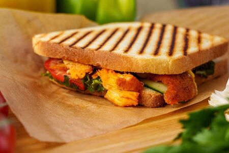 Сэндвич с курицей 