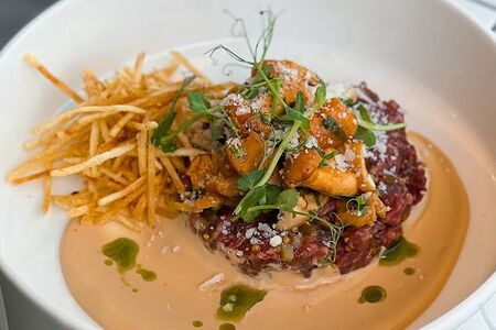 Тартар с лисичками