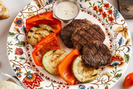 Медальон с овощами гриль