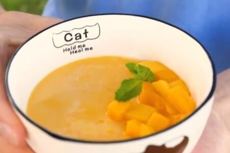 пудинг с манго