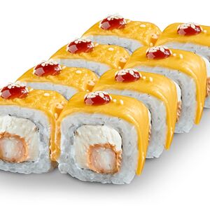 Запеченный ролл Эби чеддер