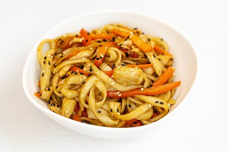 Удон с креветкой