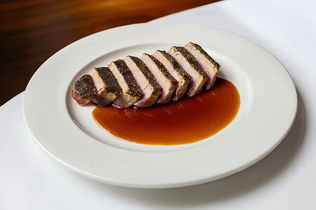 Перечный стейк из тунца