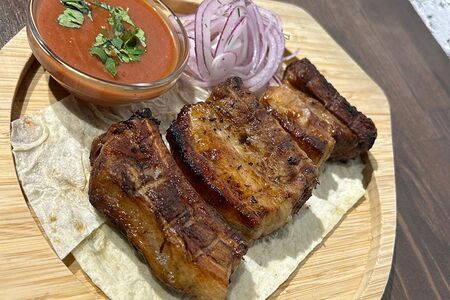 Шашлык из свиных ребер