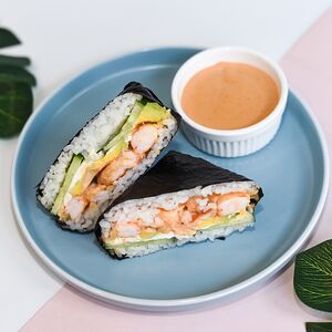 Суши-сэндвич пикантный с креветками