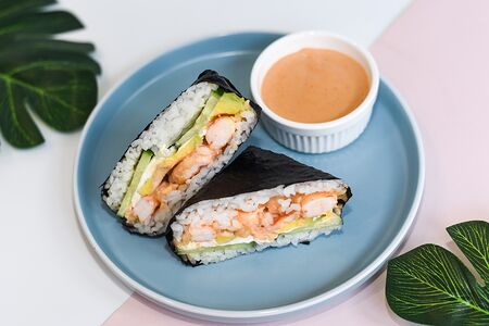 Сэндвич пикантный с креветками