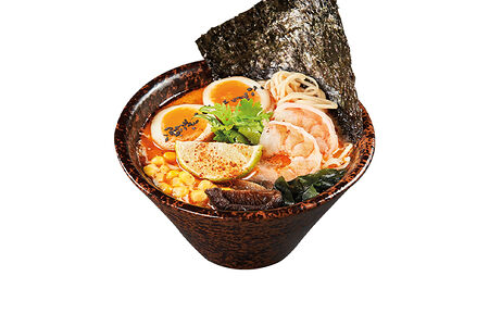 Рамен с креветками, маленькая порция