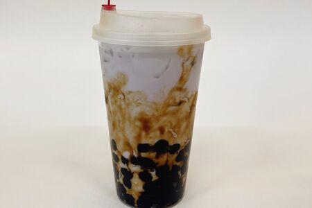 Бабл - ти Таро с карамельной тапиокой