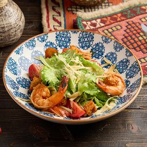 Цезарян с креветками