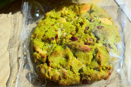 Кукис Белый шоколад и фисташка