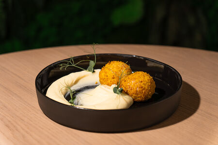 Котлетки куриные с картофельным пюре