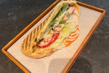 Пита с креветкой