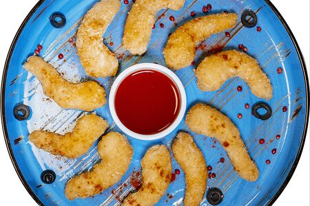 Креветки в кляре 