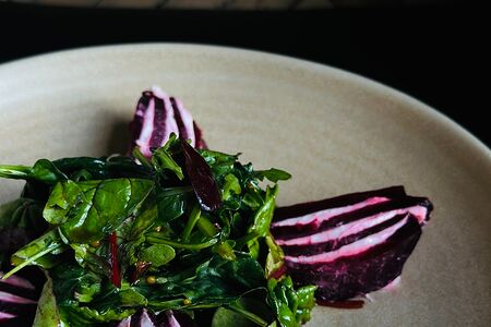 Салат из свеклы с творожным сыром 