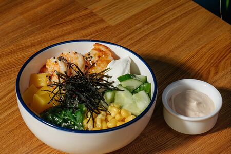 Поке с креветками