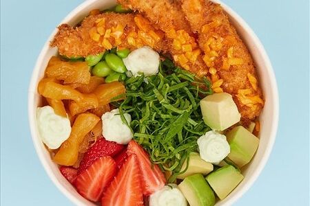 Поке кокосовая креветка S