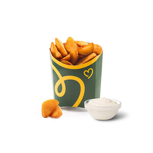 Картофель по-деревенски большой со сметаной