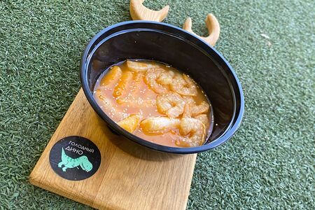 Токпокки в соусе том-ям с креветкой