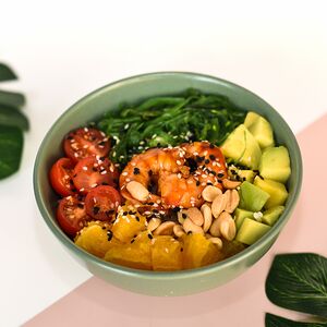 Поке Терияки шримп мини