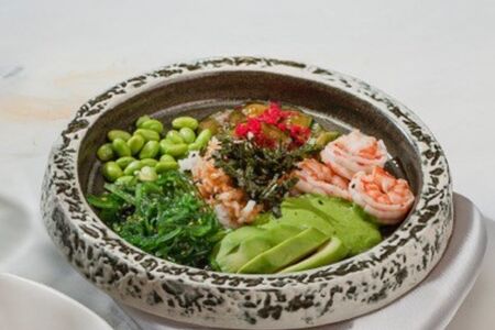 Поке с тигровой креветкой