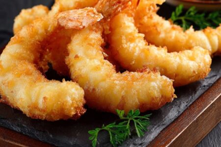 Тигровые креветки в темпуре