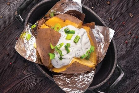 Запечённый фермерский картофель