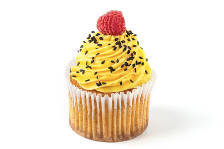 Big капкейк малина-маракуйя