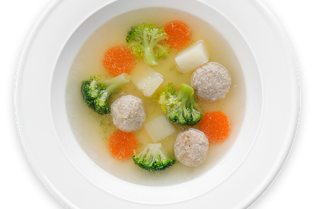 Суп с фрикадельками