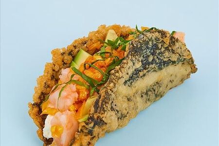 Норигами с креветкой су-вид