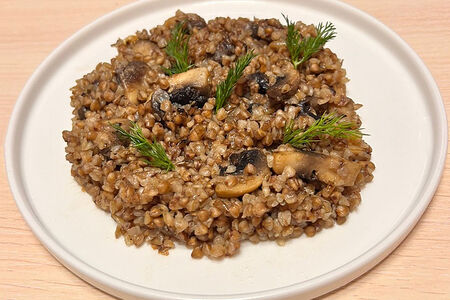 Гречка с грибами