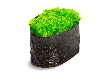 Гункан С зелёной икрой тобико