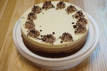 Торт суфле Три шоколада