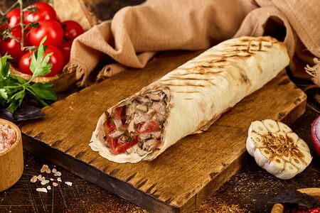 С печеными овощами