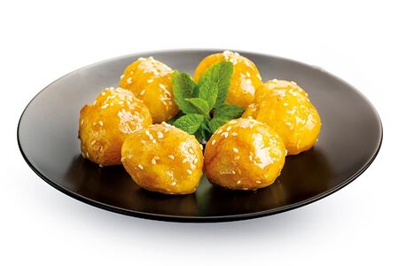 Яблоки в карамели