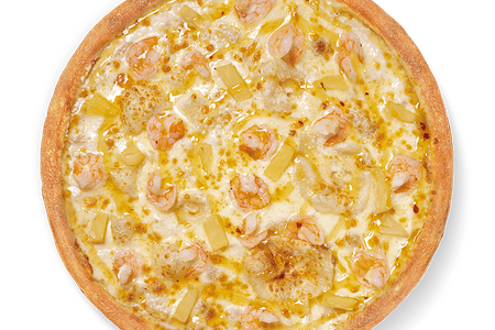 Пицца Ямайка с креветками (33 см)