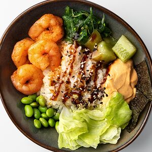 Поке с креветками