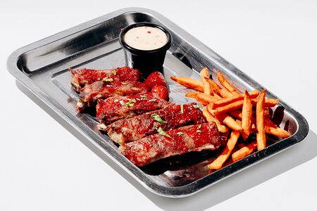 Рёбра в клубничной глазури