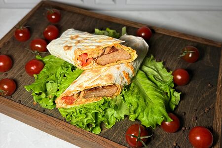 Шаурма с люля из курицы 