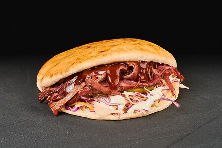 Шварма с рваной говядиной BBQ