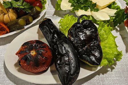 Овощи на мангале